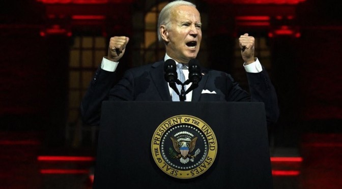 Satanic Satan Demonic Demon Hitler Biden Fascist Fascism Tyranny Tyrant