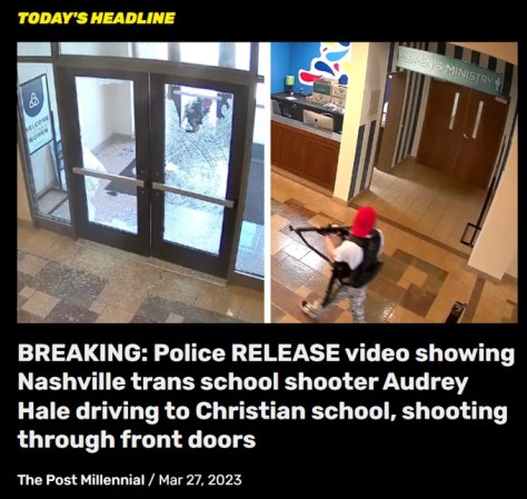 Trans shooter outside the Children's Ministry