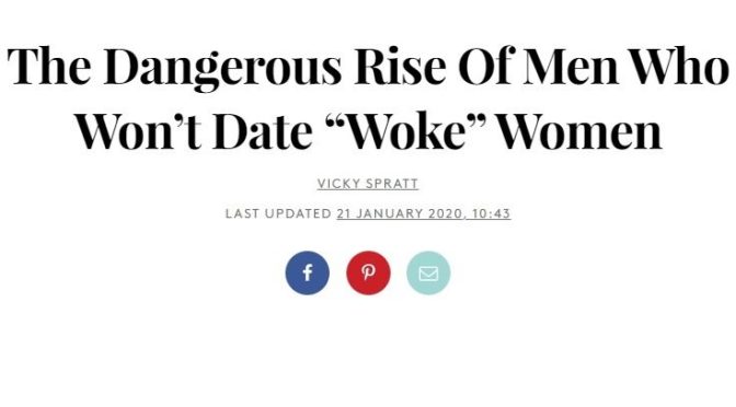 Dangerous Rise of Men Who Won't Date Woke Women